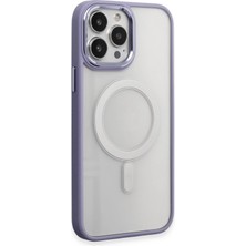 iPhone 15 Pro Kılıf Room Magneticsafe Silikon - Lila