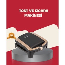 PremiumPort Yapışmaz Tost Makinesi, 1500W Güç, Kolay Kullanım ve Temizlik
