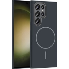 Samsung Galaxy S24 Ultra Broş Magsafe Kapak - Füme