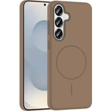 Samsung Galaxy S25 Broş Magsafe Kapak - Çöl Titanyum