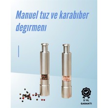 PremiumPort Pratik ve Şık Ergonomik Baharat Öğütücü, Nem Geçirmez Kapaklı Kullanım Kolaylığı
