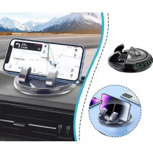 Özbience Araç Içi Telefon Tutucu, Numaratörlü, 360° Dönen, Güçlü ve Şık Tasarım