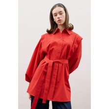 Manuka Nora Tasarım Gömlek Kırmızı