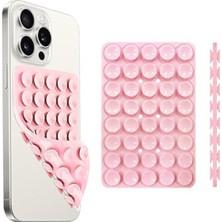 Özbience Yapışkanlı Silikon Telefon Tutucu, Vakumlu Aynaya Uygun, Kaymaz Tasarım