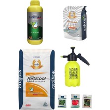 Tüm Meyve ve Sebzeler Için Gübre Seti 25KG Taban GÜBRESI/MEBOR5PLUS1KG+ÇINKO1KG/2LT Pompa