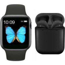 Normadia Şık Siyah Ikili Set ve Tws Kablosuz Kulaklık Paketi