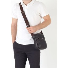 Aka Deri 379 %100 Hakiki Deri Postacı Çantası El Çantası Çapraz Çanta