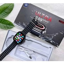 Normadia T10 Ultra Akıllı Saat 49MM 2.09INÇ Siyah Kasa, Şık ve Fonksiyonel