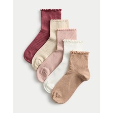 Marks & Spencer 5'li Ribanalı Çorap Seti