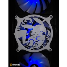 Electro Bunny 120x120 Mm Oyun PC Aksesuarı, Masaüstü Bilgisayar Fan Kapağı