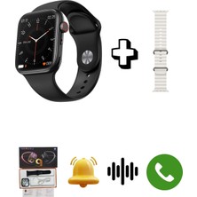 Normadia iPhone 13 Pro Uyumu, Watch 9 Tasarımı, T900 Promax Akıllı Saat Kordon Hediye