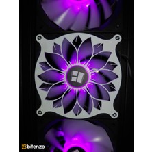 Lotus Desenli 120x120 Mm Oyun PC Aksesuarı, Masaüstü Bilgisayar Fan Kapağı