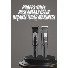 Allians Pro Şarjlı Saç Sakal Tıraş Makinesi Lazer Uyumlu Çok Fonksiyonlu