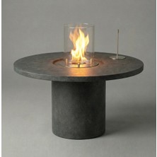 Hobi Tarım Beton Ateş Çukuru Masa 120X120X75CM