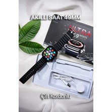 Normadia T10 Ultra Watch 8 Serisi 49MM Akıllı Saat Çift Kordonlu, Şık ve Fonksiyonel