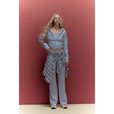 DeFacto Flare Fit Ribana Pantolon E0628AX26SP