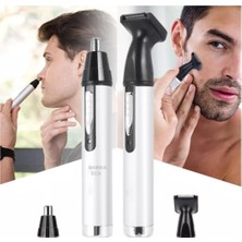 Allians Şarjlı Kulak ve Burun Temizleme Seti, Erkek Bakım Cihazı, Yüz Kılı Temizleme