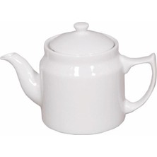 PremiumPort Beyaz Büyük Boy Porselen Kahve Demliği, Şık ve Dayanıklı Tasarım