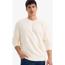 DeFacto Pamuklu Regular Fit Basic Sweatshirt E8339AX26SP