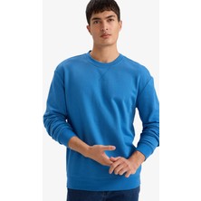 DeFacto %100 Pamuk Basic Sweatshirt E8339AX26SP