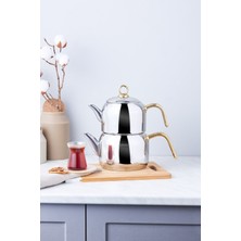 PremiumPort Modern Midi Indüksiyon Çaydanlık Takımı, Şık ve Dayanıklı Tasarım