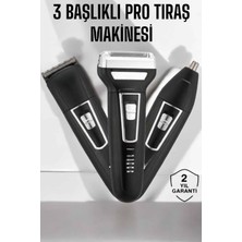 Allians Çok Fonksiyonlu 3 Başlıklı Profesyonel Tıraş Makinesi