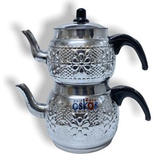 PremiumPort Alüminyum Motifli Çaydanlık 1.5 Litre, Şık ve Kullanışlı Tasarım