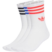 Adidas Çok Renkli Unisex Çorap JV7404 3s Crew S 3p