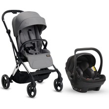 Kraft Tokyo Plus Travel Sistem Bebek Arabası, Çift Yönlü, Tam Yatış,  I-Size Uyumlu, Ana Kucaklı, 0-22 Kg, Siyah