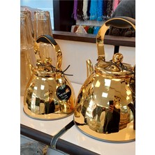 PremiumPort Paslanmaz Çaydanlık Seti, Şık ve Dayanıklı 2'li Takım