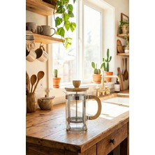 PremiumPort 350 ml French Press, Şık Tasarım ve Kolay Kullanım ile Kahve Keyfi