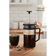 PremiumPort 720 ml French Press, Şık ve Kullanışlı Kahve Demleme Aleti