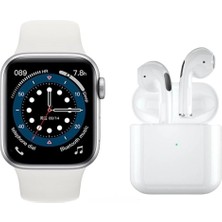 Normadia Iphone Xr Uyumlu Akıllı Saat ve Kablosuz Bluetooth Kulaklık Seti