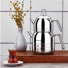 PremiumPort Açık Renk Çaydanlık Takımı, Şık ve Pratik Ev Dekorasyonu