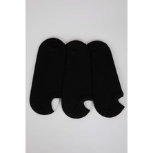 DeFacto Erkek Görünmez 3'lü Pamuklu Sneaker Çorap K4595AZNS