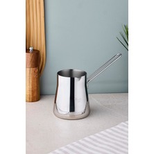 PremiumPort 304 Paslanmaz Çelik Huni Cezve No.7, 700 Ml, Dayanıklı ve Şık Tasarım