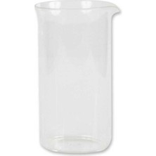 PremiumPort 350 ml French Press Yedek Cam, Dayanıklı ve Şık Tasarım