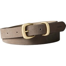 Calvin Klein Kahve Kadın Kemer 2 Pıece Suede Strap 25MM