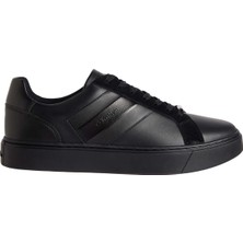 Calvin Klein Siyah Erkek Sneaker Classıc Cupsole Laceup Tape Lth2
