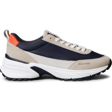 Calvin Klein Gri - Çok Renkli Erkek Sneaker Hıke Runner Casual Ny-Su