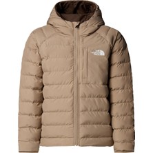 TNF0A88TWBOX1 The North Face B Reversıble Perrıto Hooded Jacket &amp;ccedil;ocuk Mont S&amp;uuml;tl&amp;uuml; Kahve