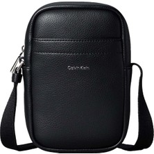 Calvin Klein Siyah Erkek Postacı Çantası Raısed Slım Report