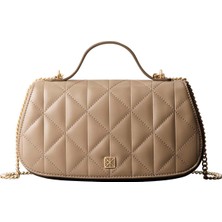 Calvin Klein %51 Polyester, %49 Poliüretan Vizon Kadın Çapraz Çanta LV04F3410GVFU