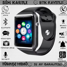Normadia Bluetooth'lu, Hafıza Kartlı, Kameralı Akıllı Saat A1