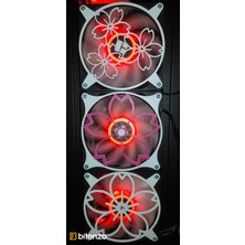 Botanik Desen 3’lü Rgb Uyumlu Fan Kapağı Seti