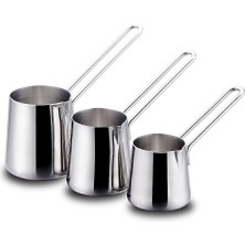 PremiumPort Paslanmaz Çelik Cezve Takımı, Şık ve Dayanıklı Mutfak Seti