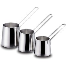 PremiumPort Klasik ve Şık Üçlü Cezve Seti, Kahve Severlere Özel Tasarım