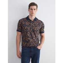 Lc Waikiki Yeni Sezon Polo Yaka Desenli Penye Erkek Tişört