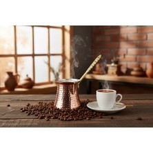 PremiumPort Bakır Cezve 4 Kişilik, Şık ve Dayanıklı Mutfak Gereçleri