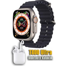 Normadia Izle 8 Ultra Akıllı Saat, IPS Ekran, Çift Kordon, Bluetooth Kulaklık Hediye